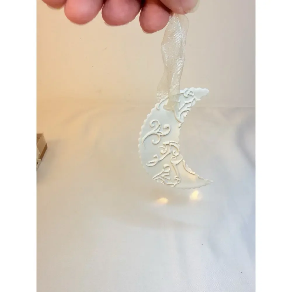 Hoover & Hoover Porcelain Heavenly Moon Ornament
